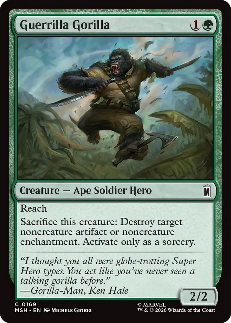 Guerrilla Gorilla [Marvel Super Heroes] | Game Master's Emporium (The New GME)