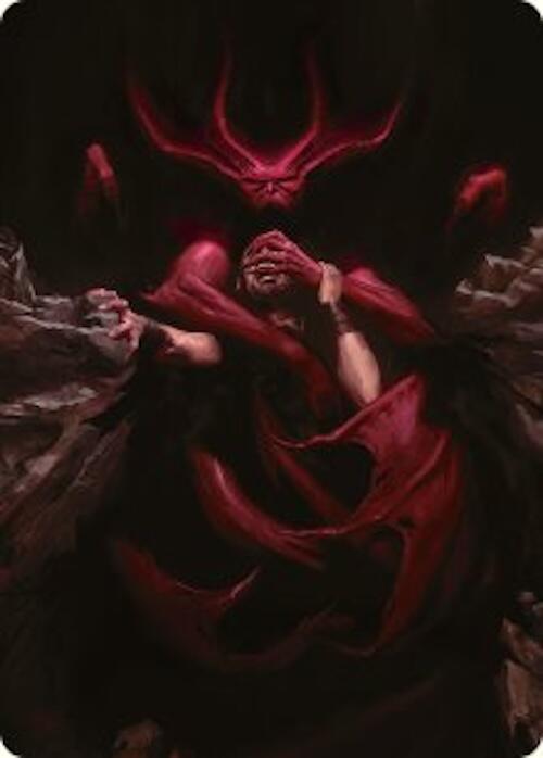 Infernal Grasp Art Card [Innistrad Remastered Art Series] | Game Master's Emporium (The New GME)