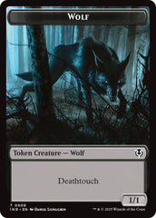 Wolf (0009) // Wolf (0018) Double-Sided Token [Innistrad Remastered Tokens] | Game Master's Emporium (The New GME)