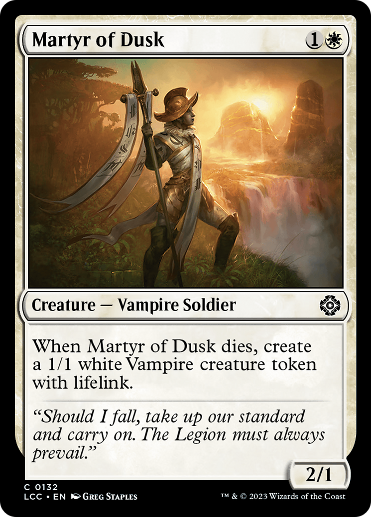 Martyr of Dusk [The Lost Caverns of Ixalan Commander] | Game Master's Emporium (The New GME)