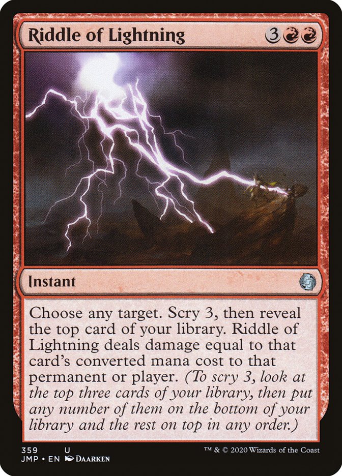 Riddle of Lightning [Jumpstart] | Game Master's Emporium (The New GME)