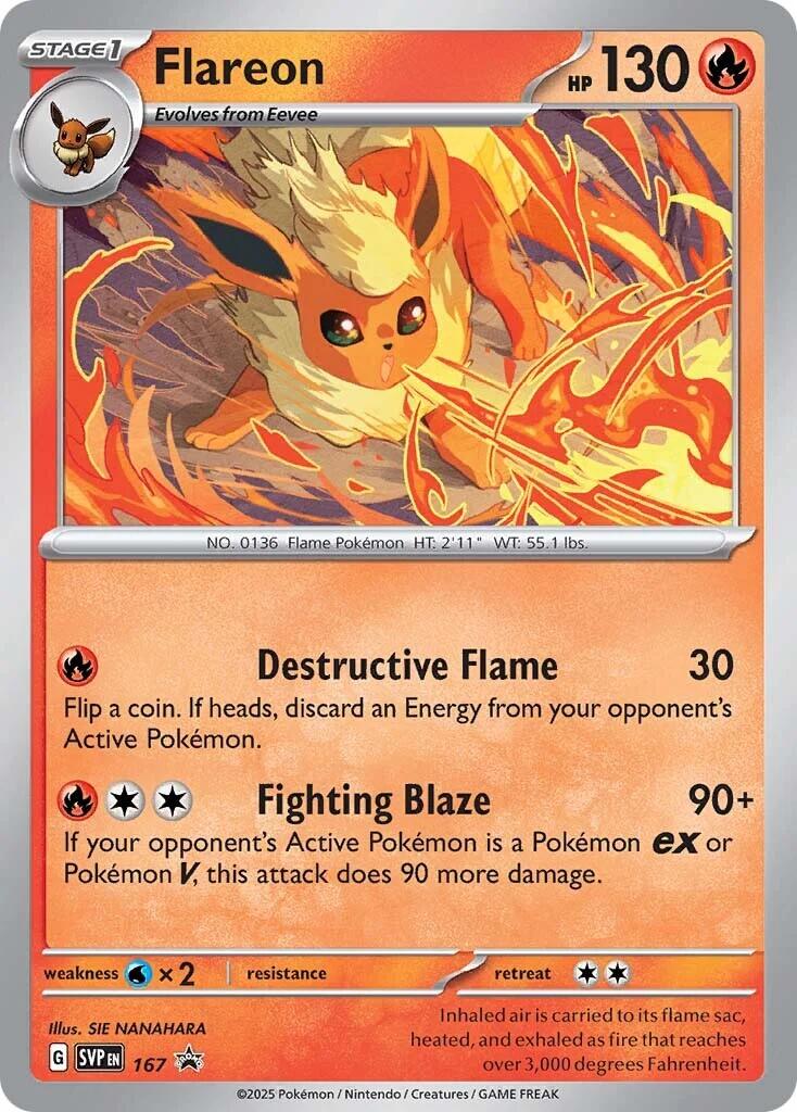 Flareon (SVP167) [Scarlet & Violet: Black Star Promos] | Game Master's Emporium (The New GME)