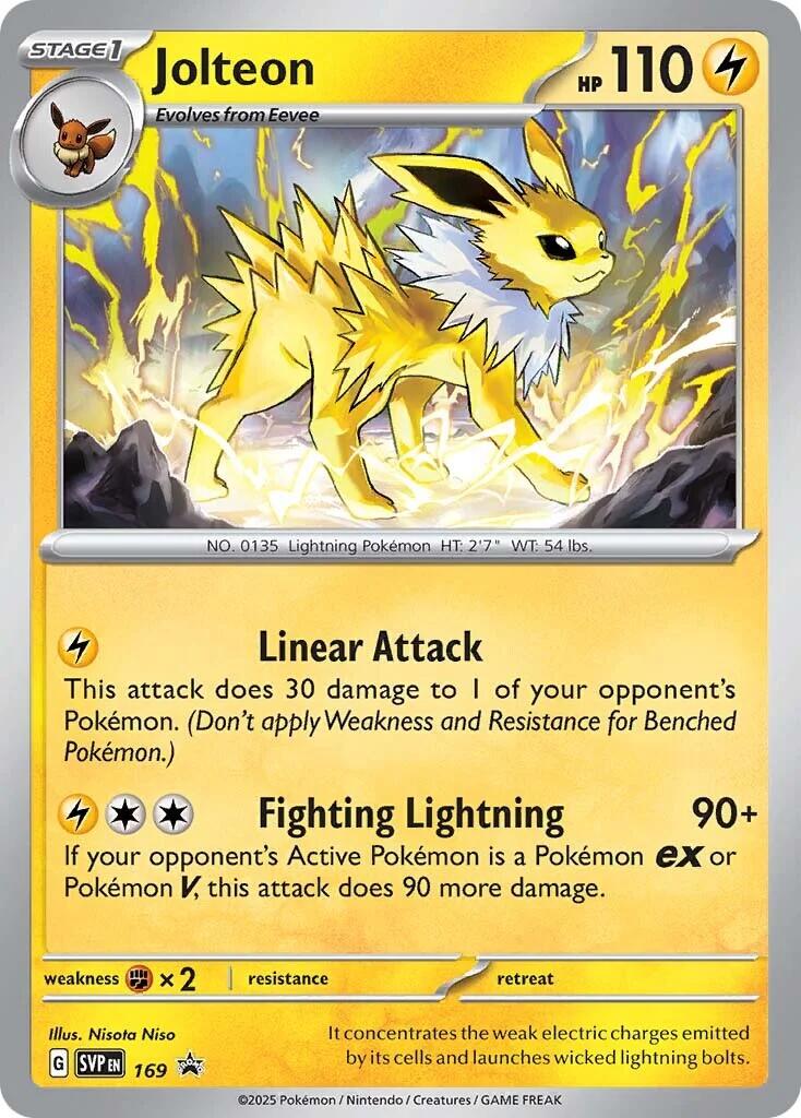 Jolteon (SVP169) [Scarlet & Violet: Black Star Promos] | Game Master's Emporium (The New GME)