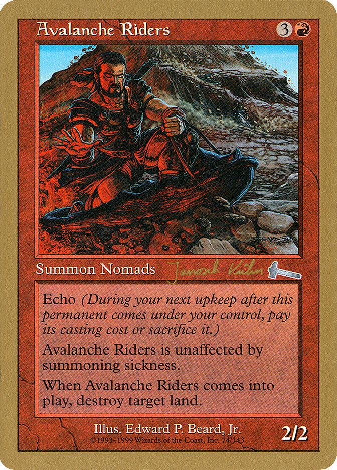 Avalanche Riders (Janosch Kuhn) [World Championship Decks 2000] | Game Master's Emporium (The New GME)