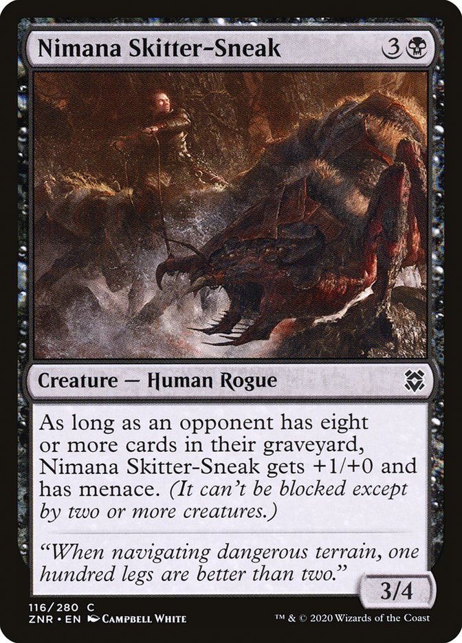 Nimana Skitter-Sneak [Zendikar Rising] | Game Master's Emporium (The New GME)
