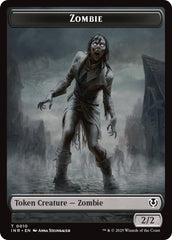 Zombie (0010) // Blood Double-Sided Token [Innistrad Remastered Tokens] | Game Master's Emporium (The New GME)