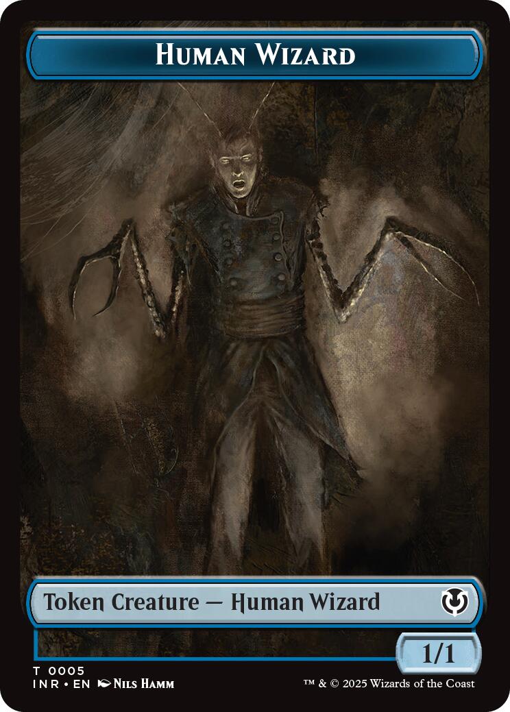 Human Wizard // Emblem - Jace, Unraveler of Secrets Double-Sided Token [Innistrad Remastered Tokens] | Game Master's Emporium (The New GME)