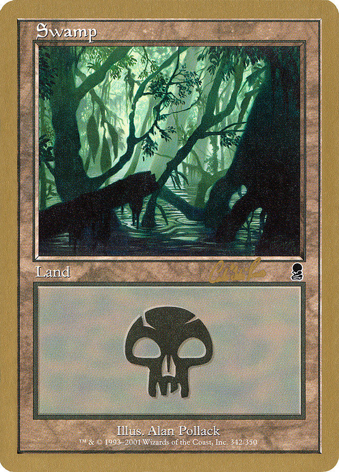 Swamp (cr342) (Carlos Romao) [World Championship Decks 2002] | Game Master's Emporium (The New GME)