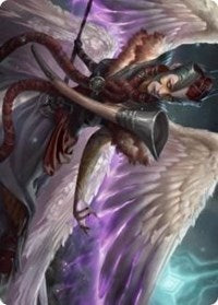 Firja, Judge of Valor Art Card [Kaldheim Art Series] | Game Master's Emporium (The New GME)