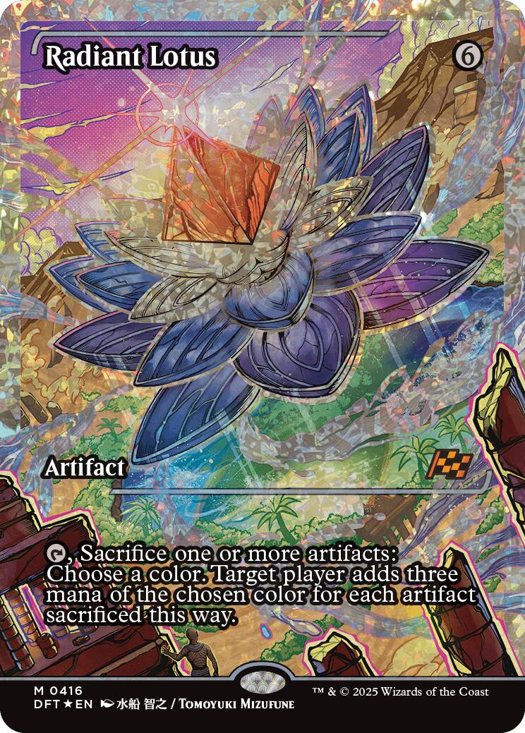 Radiant Lotus (Showcase Fracture Foil) (Japanese) [Aetherdrift] | Game Master's Emporium (The New GME)