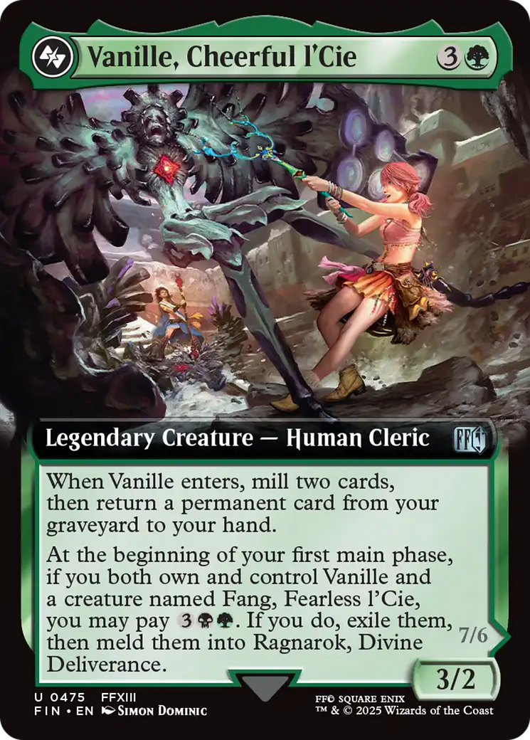 Vanille, Cheerful l'Cie // Ragnarok, Divine Deliverance (Extended Art) [FINAL FANTASY] | Game Master's Emporium (The New GME)
