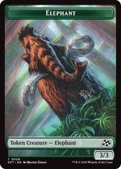Elephant // Zombie (0003) Double-Sided Token [Aetherdrift Tokens] | Game Master's Emporium (The New GME)
