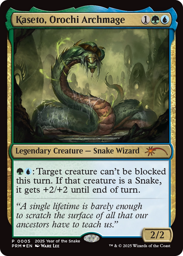Kaseto, Orochi Archmage (Year of the Snake 2025) [Standard Showdown Promos] | Game Master's Emporium (The New GME)