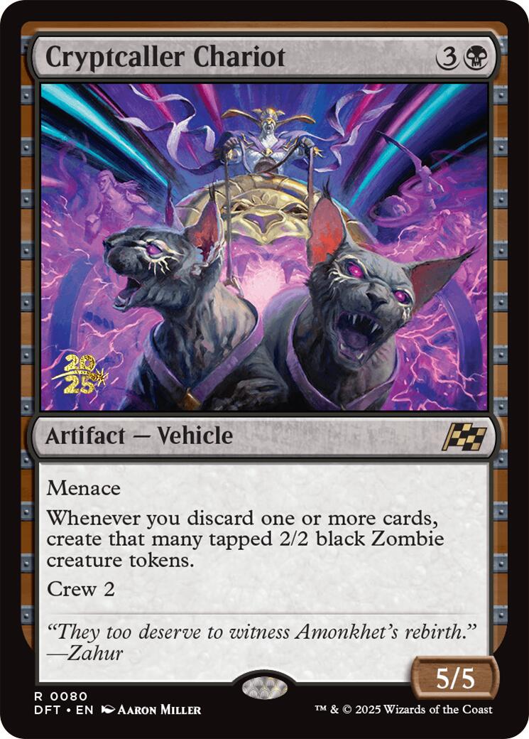 Cryptcaller Chariot [Aetherdrift Prerelease Promos] | Game Master's Emporium (The New GME)