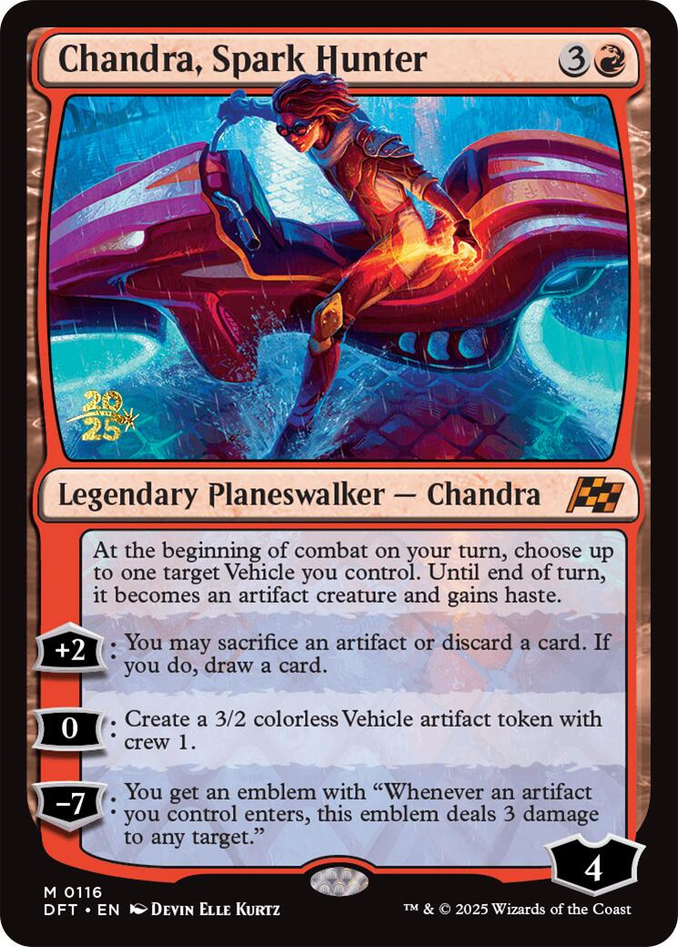 Chandra, Spark Hunter [Aetherdrift Prerelease Promos] | Game Master's Emporium (The New GME)