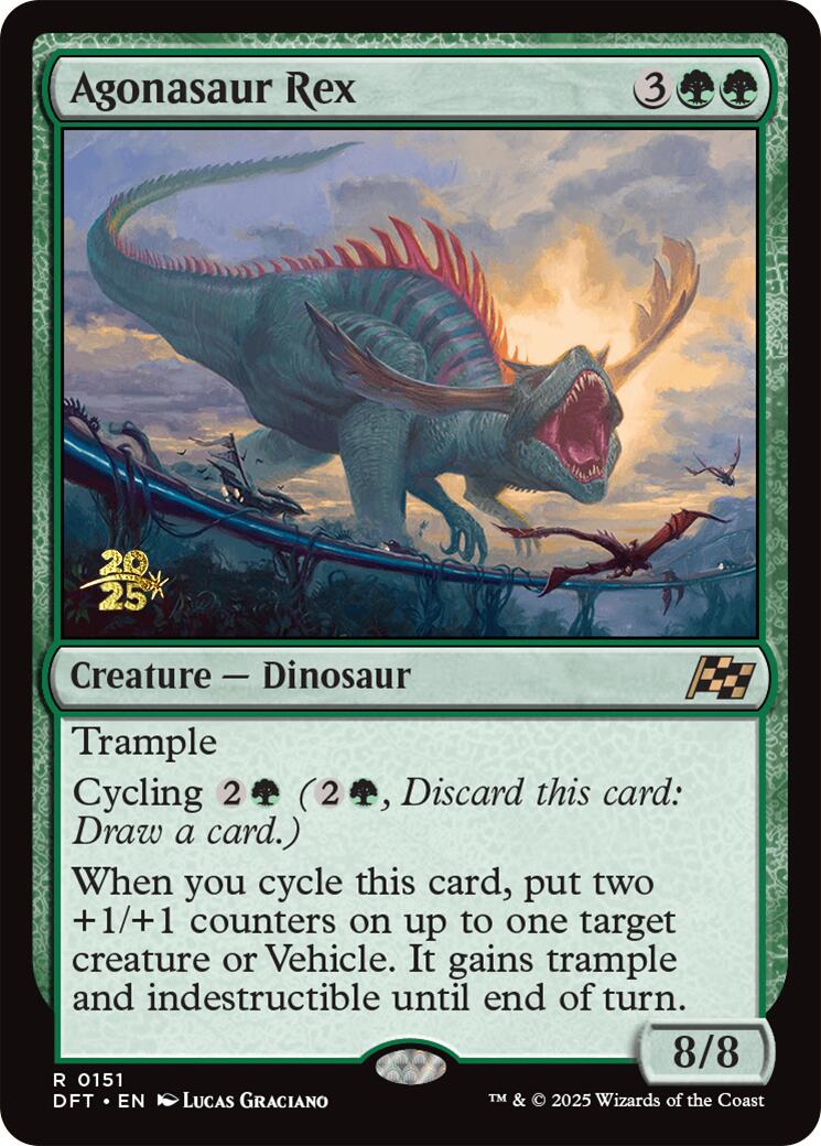 Agonasaur Rex [Aetherdrift Prerelease Promos] | Game Master's Emporium (The New GME)