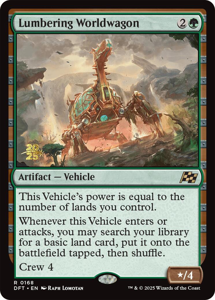 Lumbering Worldwagon [Aetherdrift Prerelease Promos] | Game Master's Emporium (The New GME)