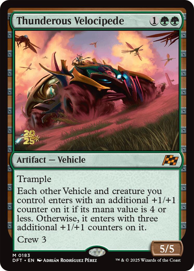 Thunderous Velocipede [Aetherdrift Prerelease Promos] | Game Master's Emporium (The New GME)