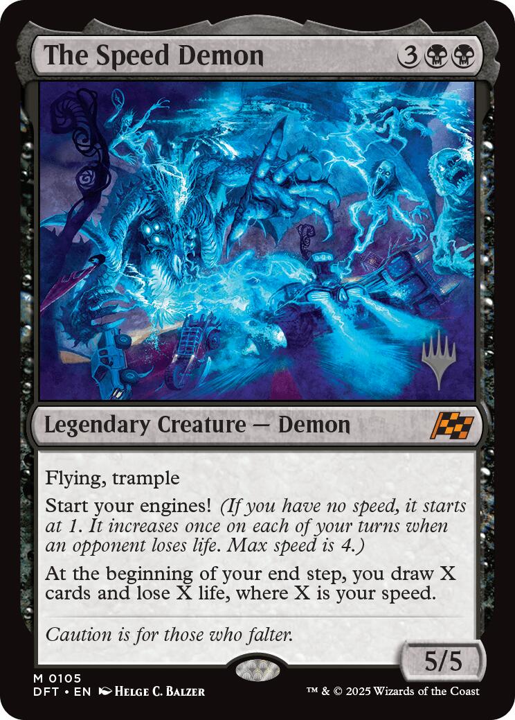 The Speed Demon (Promo Pack) [Aetherdrift Promos] | Game Master's Emporium (The New GME)