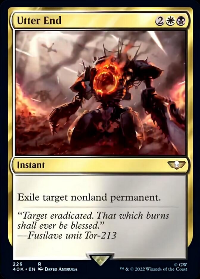 Utter End (Surge Foil) [Warhammer 40,000] | Game Master's Emporium (The New GME)