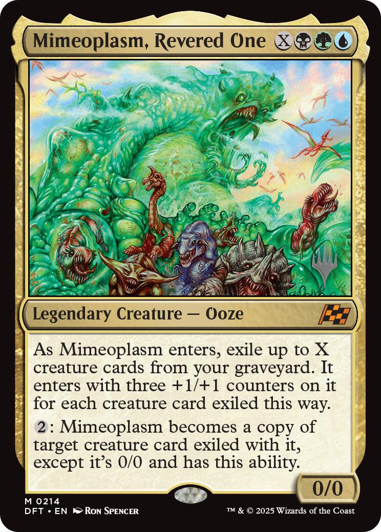 Mimeoplasm, Revered One (Promo Pack) [Aetherdrift Promos] | Game Master's Emporium (The New GME)