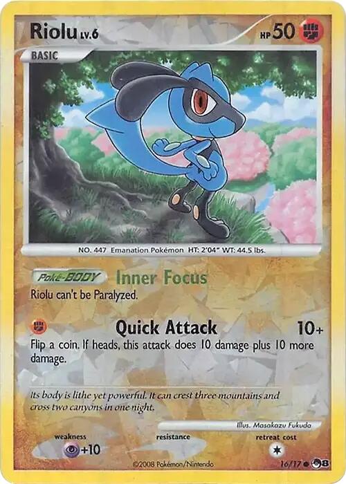 Riolu (016/017) (Cracked Ice Holo) [Miscellaneous Cards] | Game Master's Emporium (The New GME)