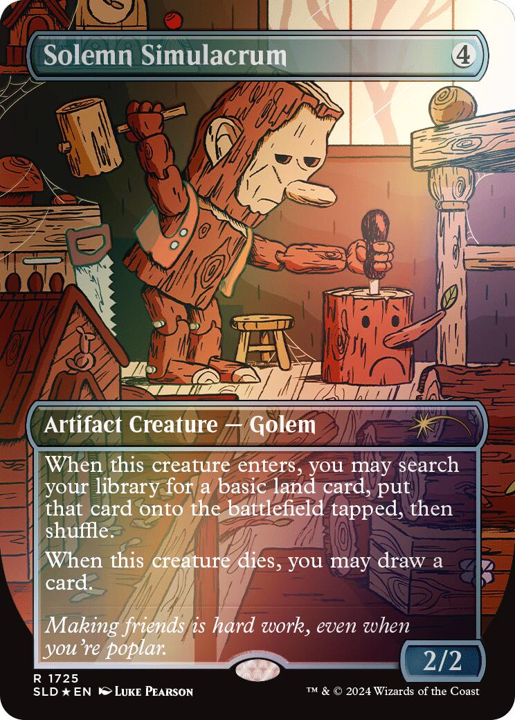 Solemn Simulacrum (1725) (Rainbow Foil) [Secret Lair Drop Series] | Game Master's Emporium (The New GME)
