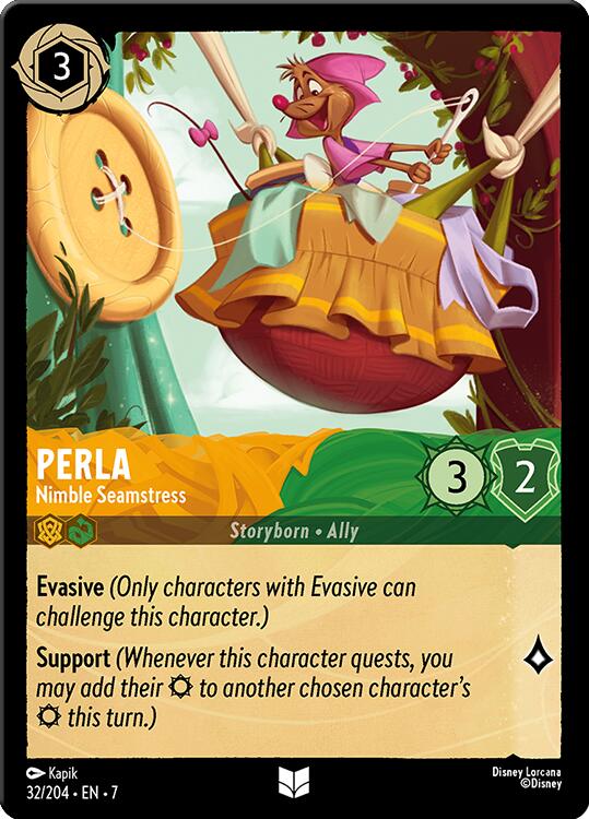 Perla - Nimble Seamstress (32/204) [Archazia's Island] | Game Master's Emporium (The New GME)