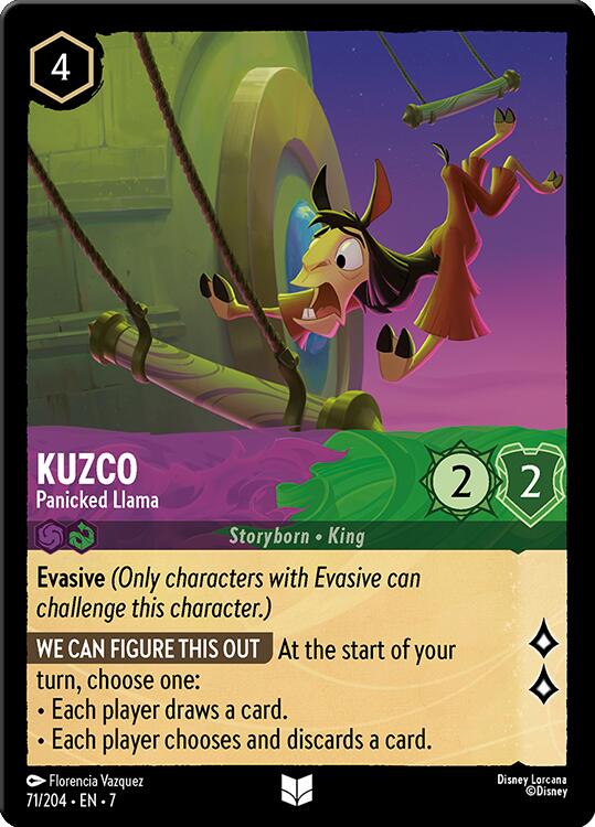 Kuzco - Panicked Llama (71/204) [Archazia's Island] | Game Master's Emporium (The New GME)
