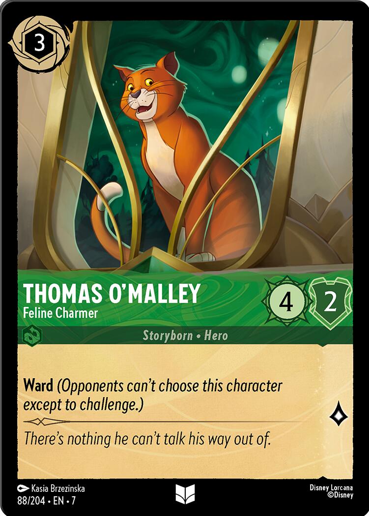 Thomas O'Malley - Feline Charmer (88/204) [Archazia's Island] | Game Master's Emporium (The New GME)