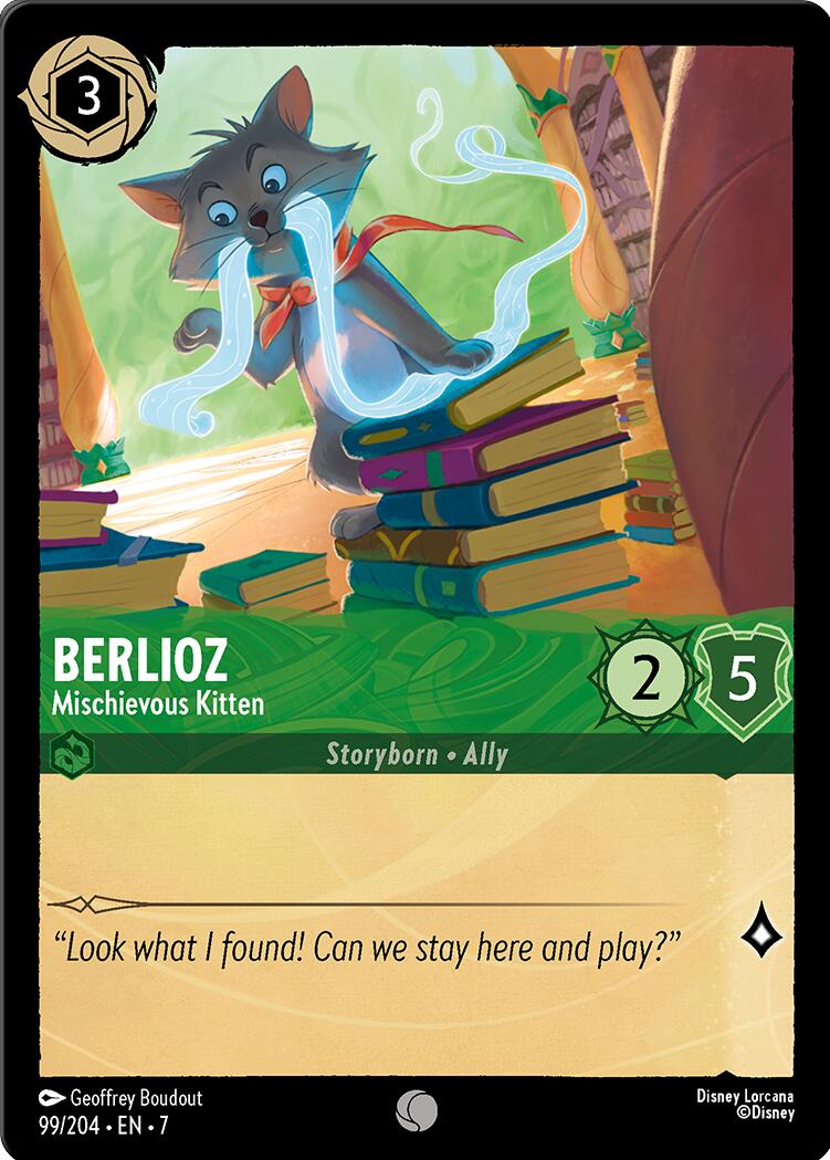 Berlioz - Mischievous Kitten (99/204) [Archazia's Island] | Game Master's Emporium (The New GME)