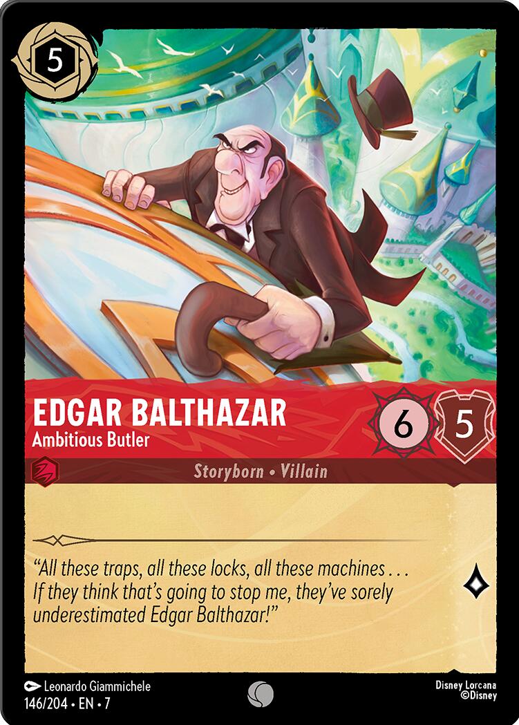 Edgar Balthazar - Ambitious Butler (146/204) [Archazia's Island] | Game Master's Emporium (The New GME)