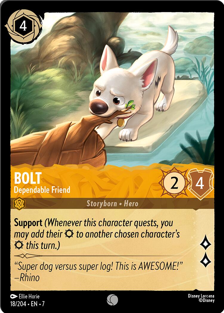 Bolt - Dependable Friend (18/204) [Archazia's Island] | Game Master's Emporium (The New GME)