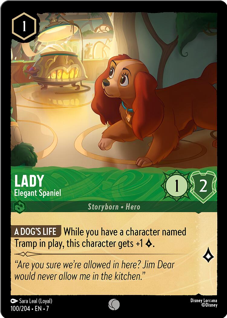 Lady - Elegant Spaniel (100/204) [Archazia's Island] | Game Master's Emporium (The New GME)