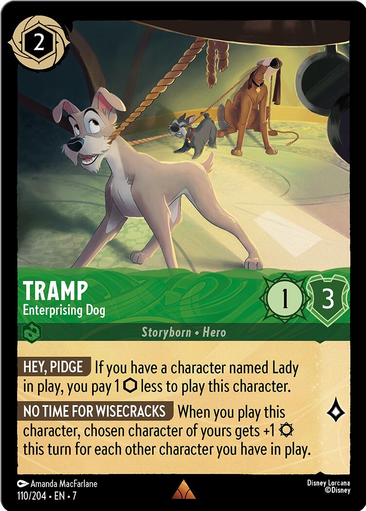 Tramp - Enterprising Dog (110/204) [Archazia's Island] | Game Master's Emporium (The New GME)