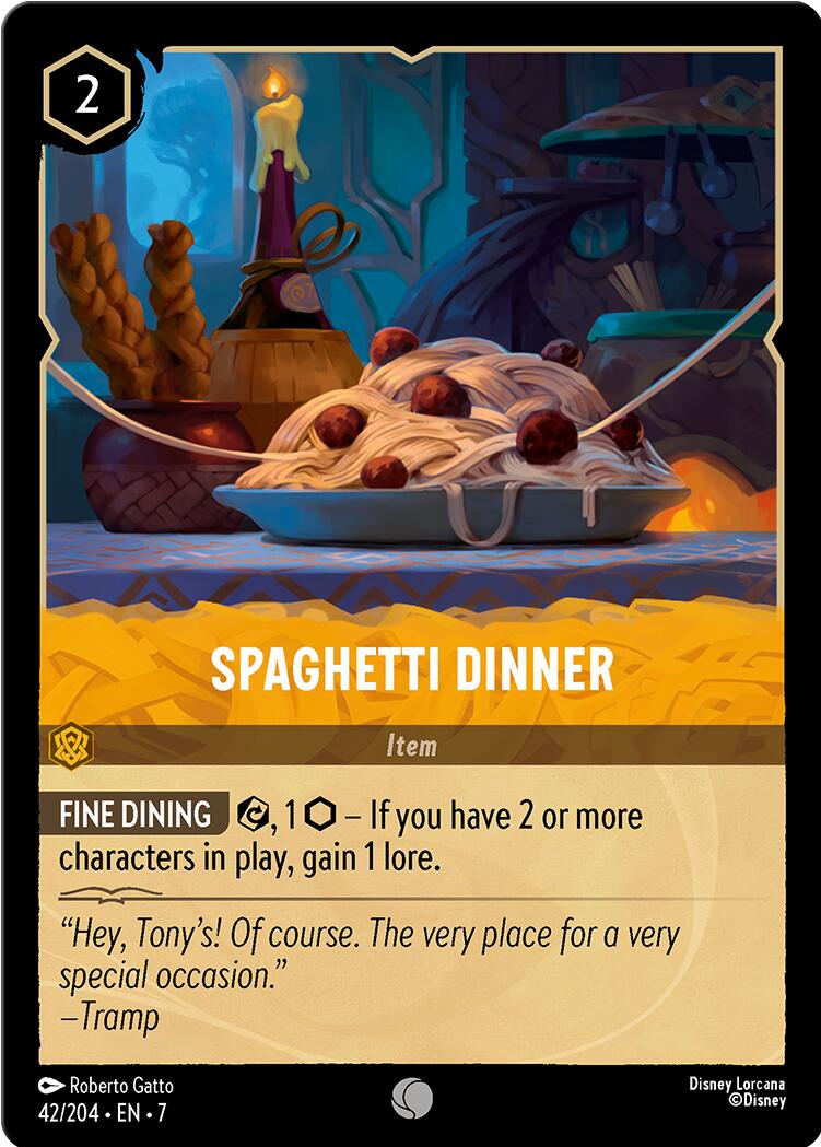 Spaghetti Dinner (42/204) [Archazia's Island] | Game Master's Emporium (The New GME)