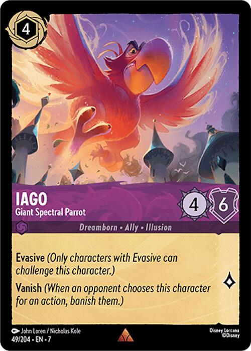 Iago - Giant Spectral Parrot (49/204) [Archazia's Island] | Game Master's Emporium (The New GME)