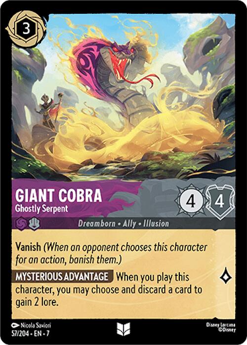 Giant Cobra - Ghostly Serpent (57/204) [Archazia's Island] | Game Master's Emporium (The New GME)