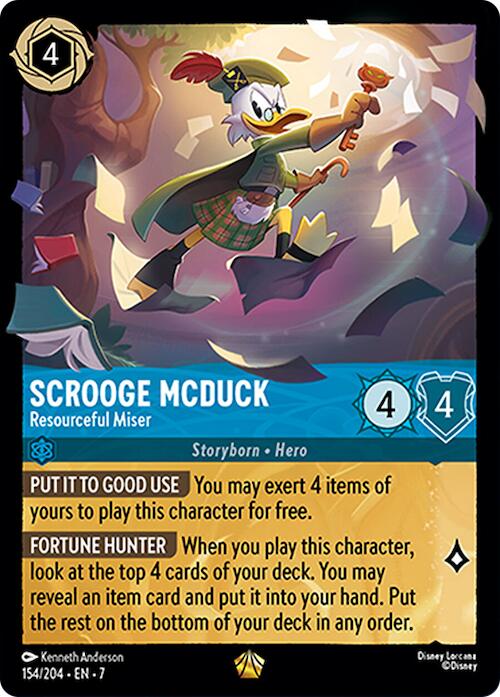 Scrooge McDuck - Resourceful Miser (154/204) [Archazia's Island] | Game Master's Emporium (The New GME)