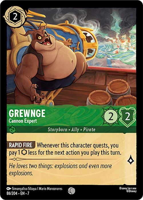Grewnge - Cannon Expert (86/204) [Archazia's Island] | Game Master's Emporium (The New GME)