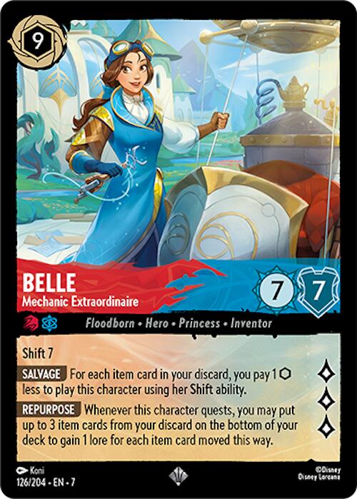 Belle - Mechanic Extraordinaire (126/204) [Archazia's Island] | Game Master's Emporium (The New GME)