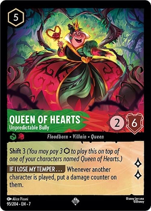 Queen of Hearts - Unpredictable Bully (95/204) [Archazia's Island] | Game Master's Emporium (The New GME)