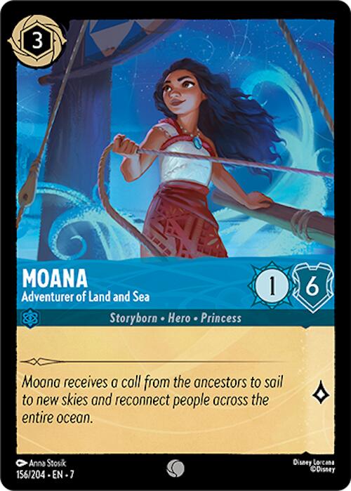 Moana - Adventurer of Land and Sea (156/204) [Archazia's Island] | Game Master's Emporium (The New GME)