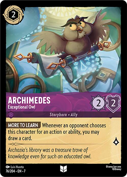 Archimedes - Exceptional Owl (76/204) [Archazia's Island] | Game Master's Emporium (The New GME)
