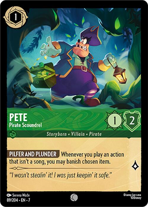 Pete - Pirate Scoundrel (89/204) [Archazia's Island] | Game Master's Emporium (The New GME)