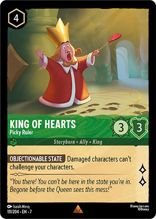 King of Hearts - Picky Ruler (111/204) [Archazia's Island] | Game Master's Emporium (The New GME)