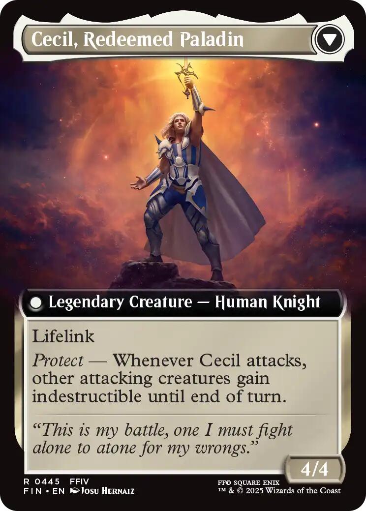 Cecil, Dark Knight // Cecil, Redeemed Paladin (Extended Art) [FINAL FANTASY] | Game Master's Emporium (The New GME)