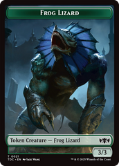 Frog Lizard // Dragon (0014) Double-Sided Token [Tarkir: Dragonstorm Commander Tokens] | Game Master's Emporium (The New GME)