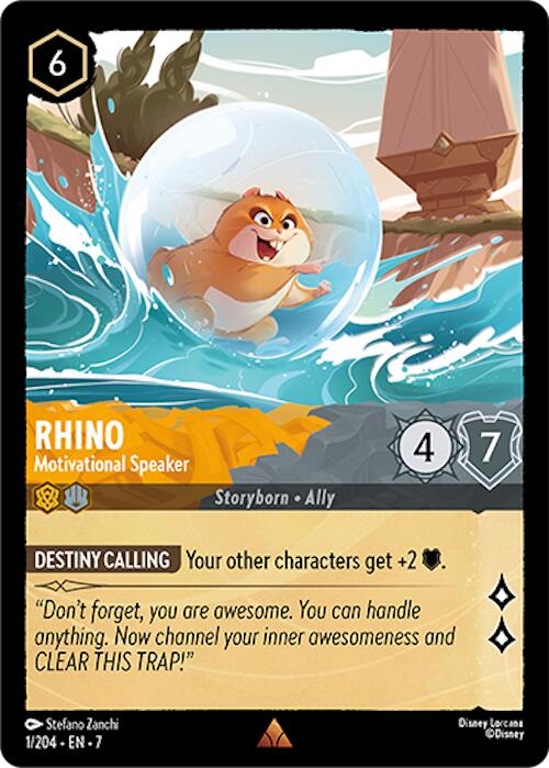 Rhino - Motivational Speaker (1/204) [Archazia's Island] | Game Master's Emporium (The New GME)