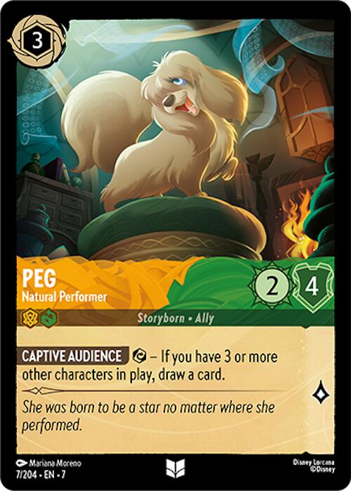 Peg - Natural Performer (7/204) [Archazia's Island] | Game Master's Emporium (The New GME)